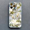 Magnolia Flower Phone Case For iPhone 17 16 15 14 Plus Pro Max 13 12 11 Pro Max Mini X XR XS 16 15 Plus Shockproof Back Covers