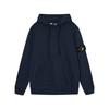 STON Basic Solid Color Compass Patch Fleece Hoodie Long Sleeve Pullover Sweatshirt for Men Women
