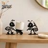 Detailed Office Desk Ornament 3D Printed Ant Paper Roll Holder Decorative Towel Artisan Style Tissue Holder Creative Tabletop Display Rack