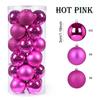 24pcs 3cm Christmas Balls Xmas Tree Ornaments Gold Red Green Christmas Hanging Ball Tree Decorations Navidad New Year Home Decor