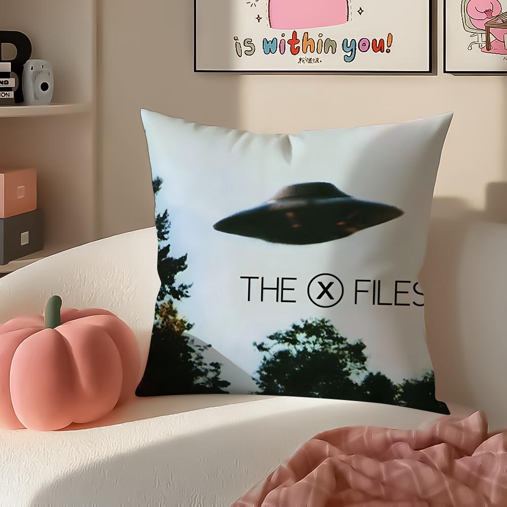 

TV series mysterious The XFiles Cushion Cover Pillowcase Short Plush Invisible zipper Room Sofa Cushion Cover 30X30cm