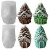 Christmas Candle Mold High-Temperature Resistance Pinecone Silicone Mold Handmade Candle Mold Elastic For Plaster Decorations