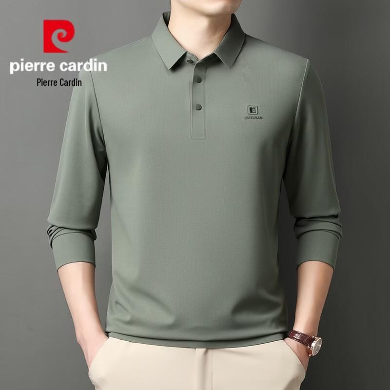 Pierre Cardin Men s Business Casual Long-Sleeve Polo Shirt XL