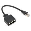 RJ45 Ethernet Adapter Cable Extension 1 to 2 Port Excellent Connection Transmission Splitter Adapter for CAT7 Networks