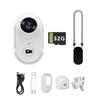 Compactly Sports Recording Camera With 32GB Memory Magnetic Neck Lanyard For Clear Footages And On Travel Convenience