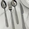 Hammered 304 Stainless Steel Cutlery Set