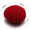 1PC Shell Shape Velvet Jewelry Box Earrings Ring Box Jewelry Storage Display Jewelry Package Case Jewelry Display Gift Case