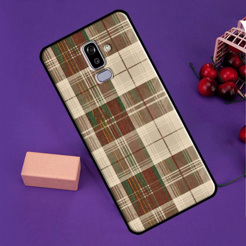 Brown Plaid For Samsung Galaxy M35 M55 M15 M56 M36 M16 M31 M11 M13 M53 M12 M32 M52 M14 M34 M54 M06 Case
