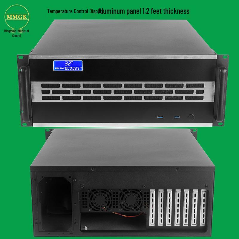 2U Rackmount Industrial PC Case for mATX Servers & Network Security
