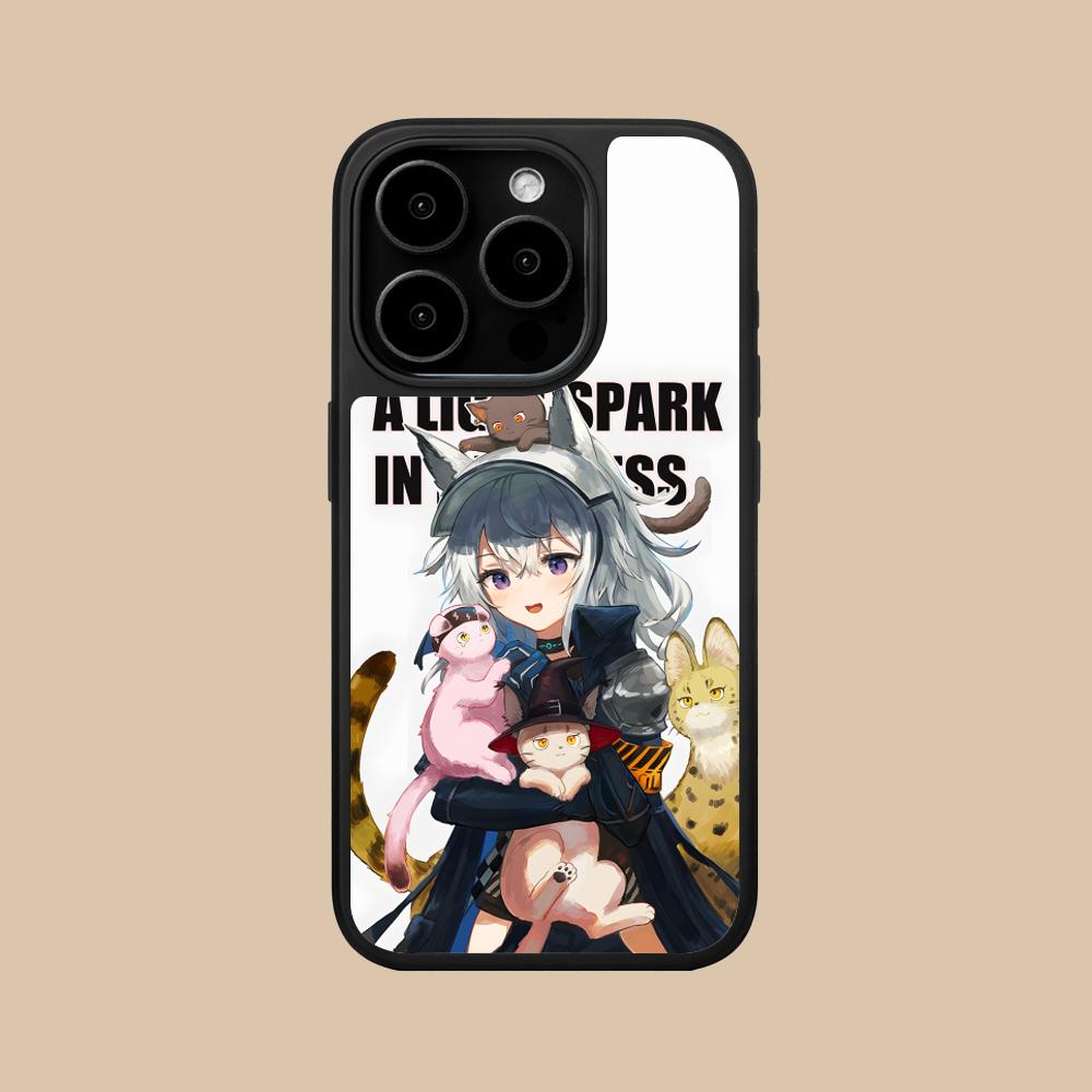 Arknights Grani Matte Surface Mobile Phone Case for iPhone 17 16 15 14 13 12 11 Air Pro Max Plus Colorful Cover