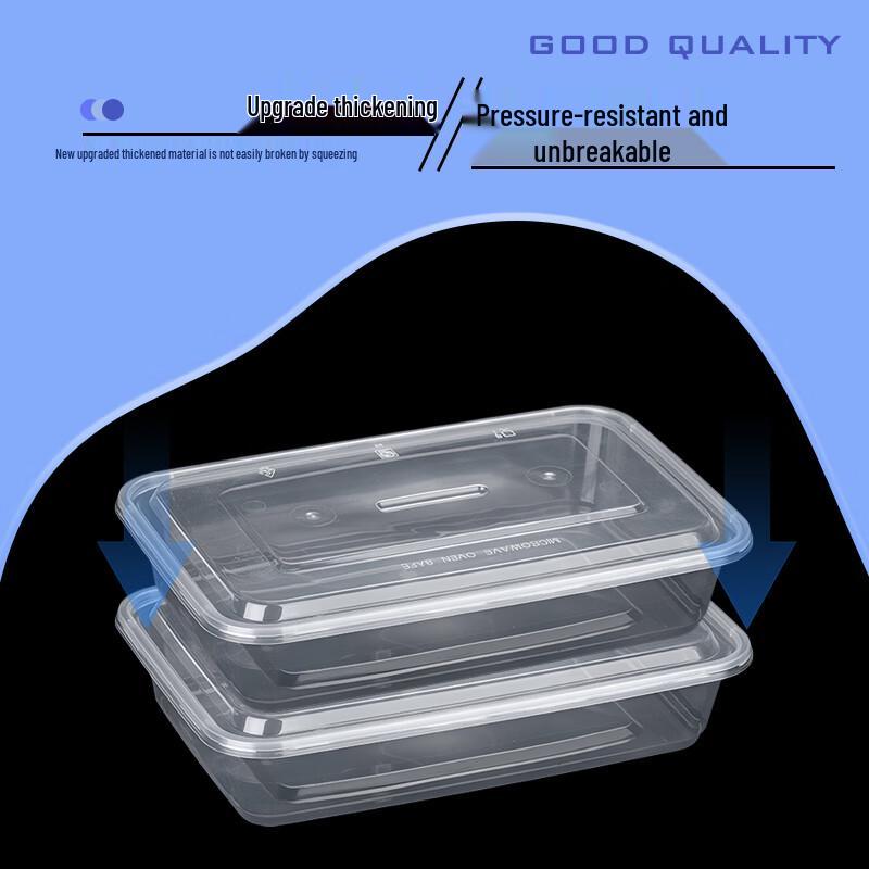 Weibo 1500ml Disposable Microwavable Rectangular Food Containers