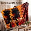 Custom Name Flannel Blanket,The Weeknd Lightweight Warm Bed Blanket For Couch & Holiday Gift