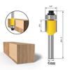 6pcs Router Bit Set 6mm 1/4inch Shank Trimming Straight Milling Cutter Wood Bits