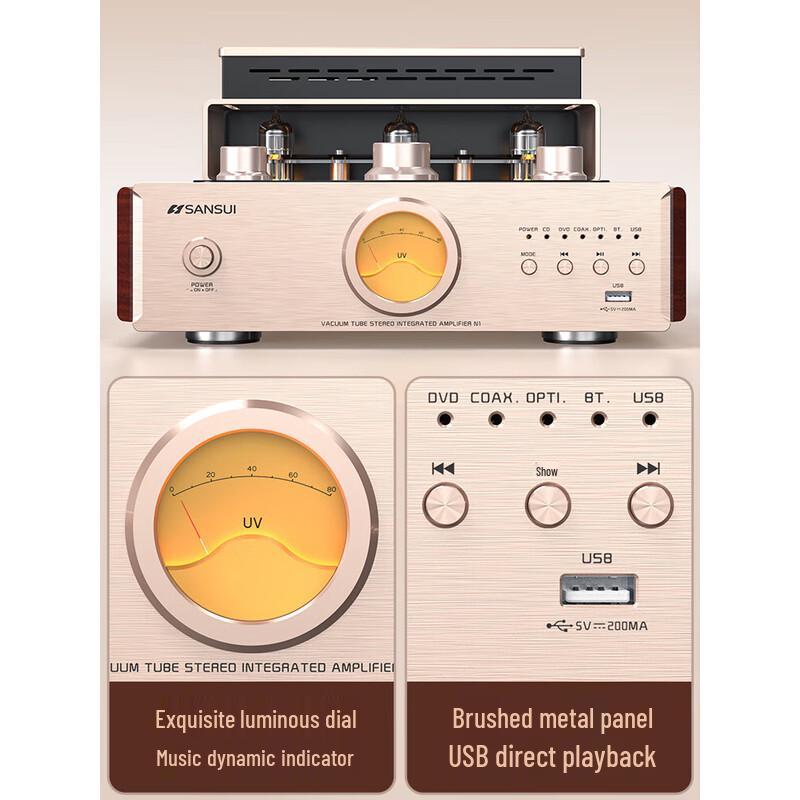 SANSUI N1 Tube Amplifier HiFi Audio System