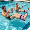 1Pair Lightweight Leg Float Bands Adjustable Swimming  Ankle Weights  for Pool Exercise