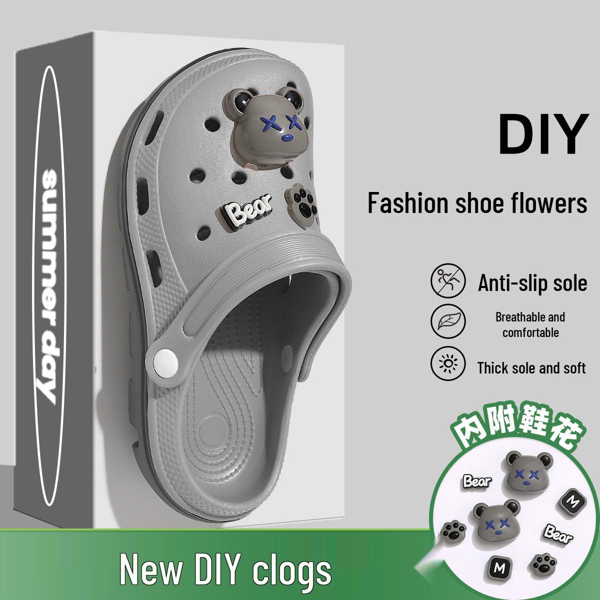 

Дышащие Нескользящие Сабо: Мужская и женская летняя обувь с поддержкой свода стопы и толстой подошвой 44-45 for size 43-44, length 27cm