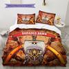 Set Copripiumino Trapuntato con Fantasia Cartone Animato Federa Decorazione per la Casa Regalo di Compleanno (1 * copripiumino + 2 * federa, senza nucleo)
