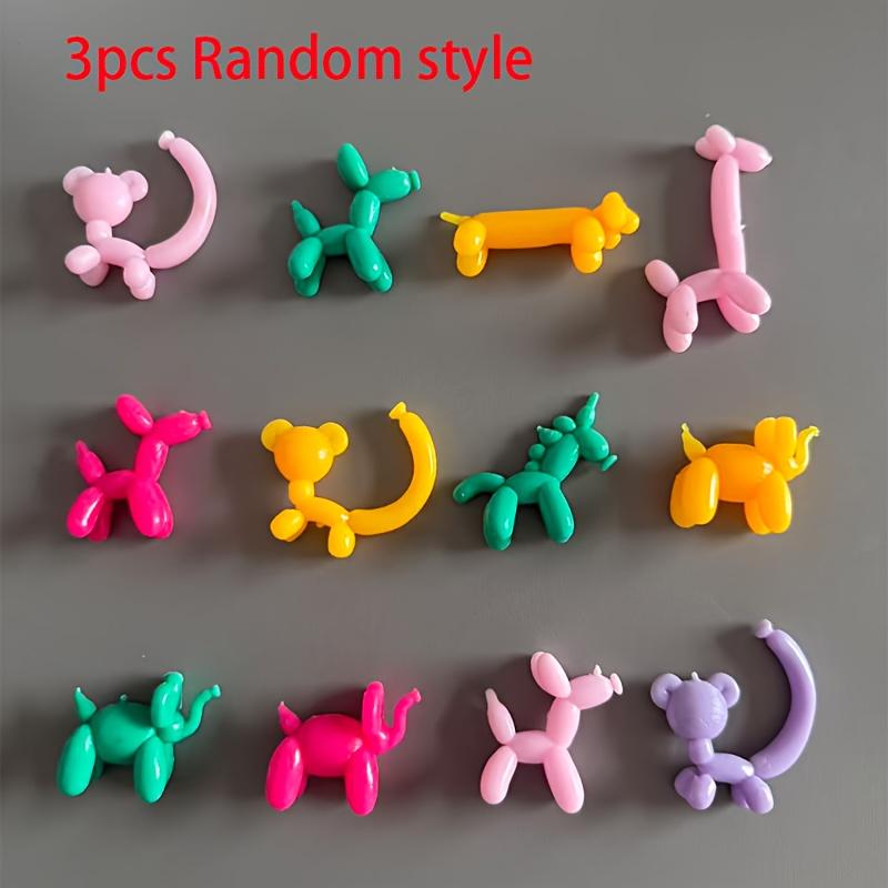 

3/6/12pcs Novelty Standing Balloon Small Animal Squeezing Toy,Fun and Cute Gift/ Birthday Gift Office Party Desktop Decoration