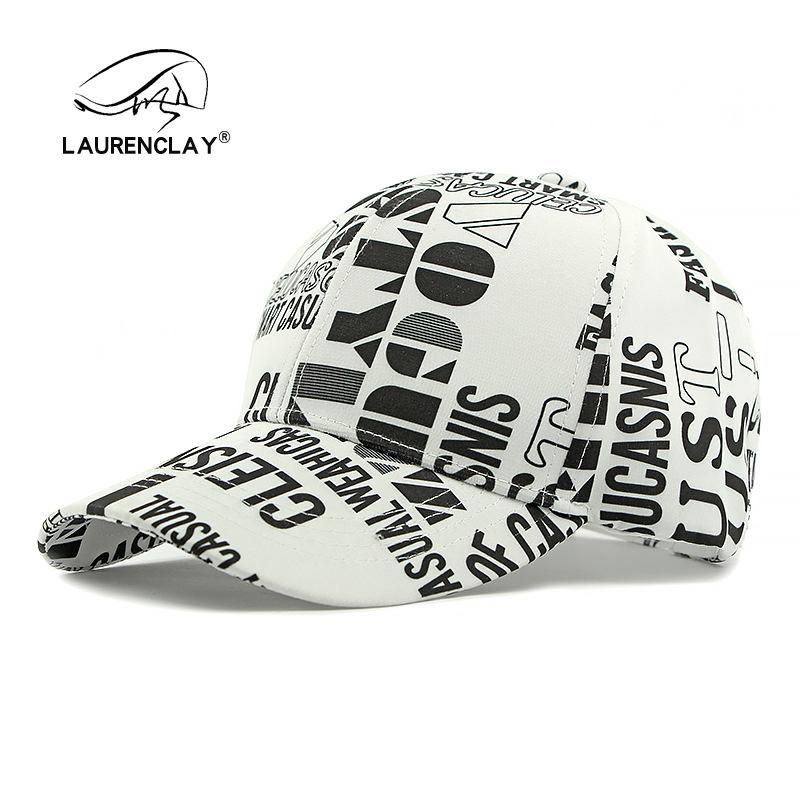 

Personalized street print alphabet baseball cap men s outdoor sun protection visor hard top cap women s spring and summer thin Adjustable белый
