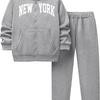 XHOA M3N Pullover Jogginghosen Set Außenhandel Neues Kinder Freizeit Sport Set crtz Reißverschluss Cardigan Set