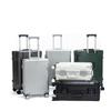 24" Aluminum Frame Luggage: Silent Zipper Trolley with Combination Lock, Universal Wheels, Wear-Resistant
