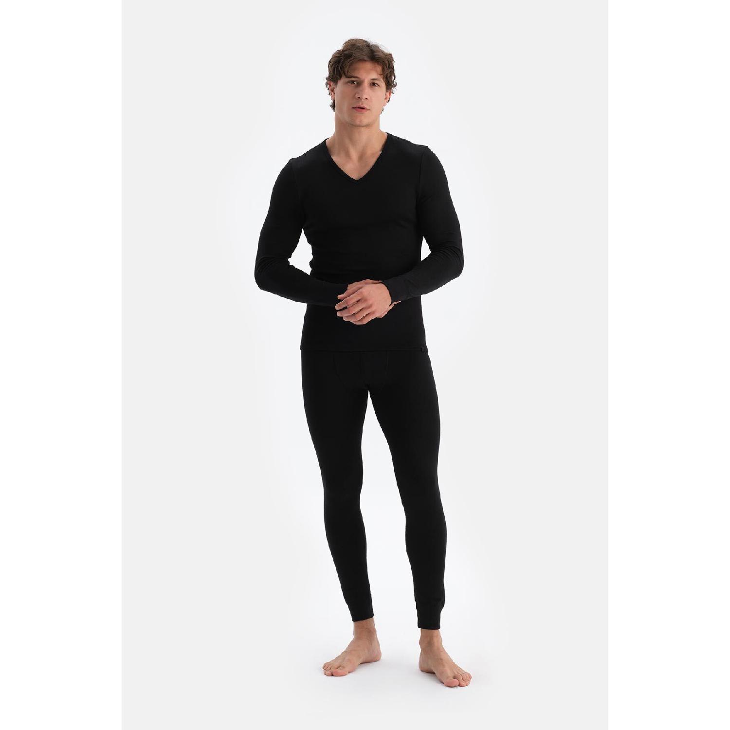 

Black Men s Bottom Thermal Underwear M екрю