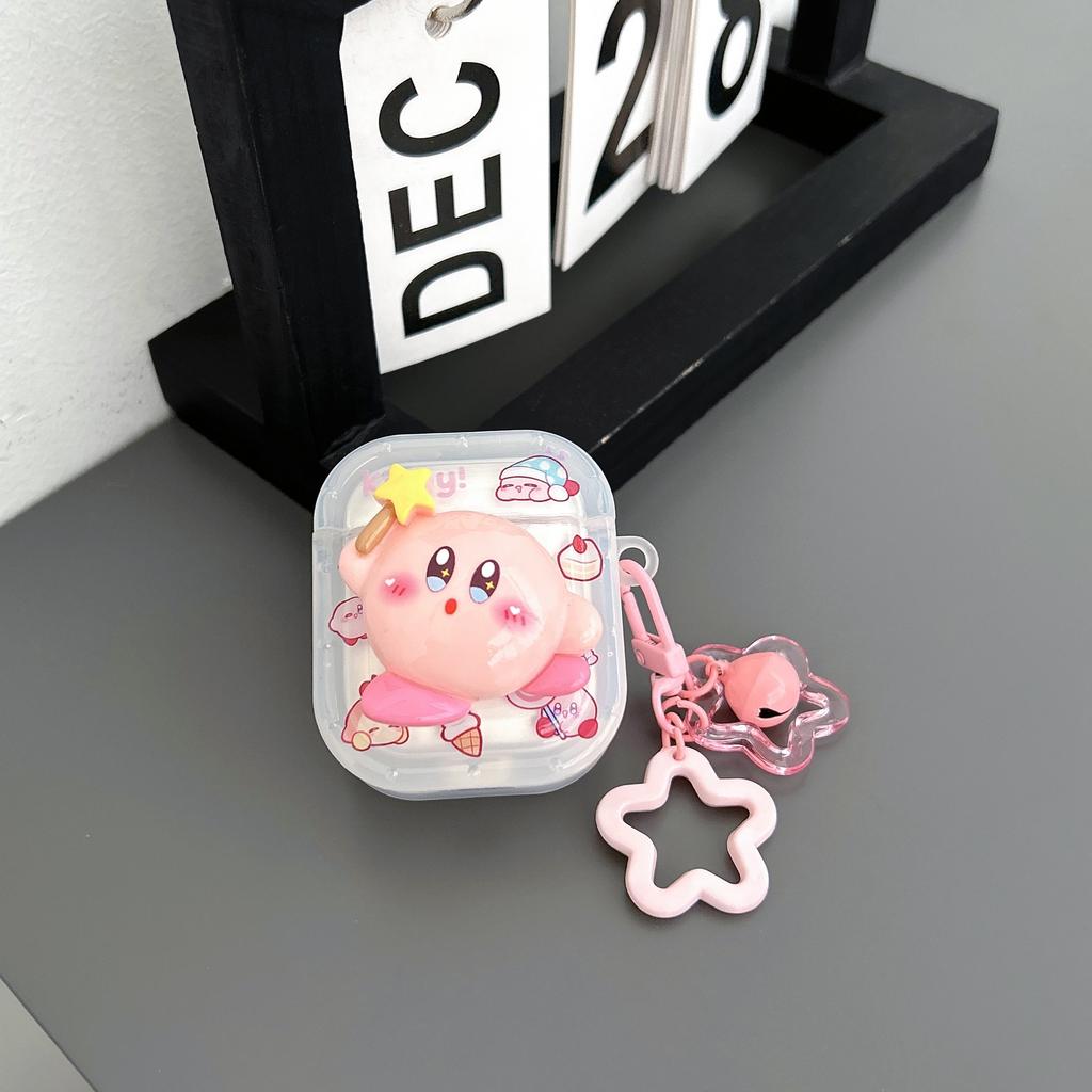 Japan and Korea cartoon AirPods 1 protective case pro1 apple bluetooth 1/1 generation earphone case star pendant