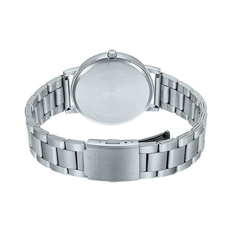 Casio Standard Series 50M Water Resistant Quartz Movement Stainless Steel Strap Watch Men Watches Black MTP-B120D-1A
