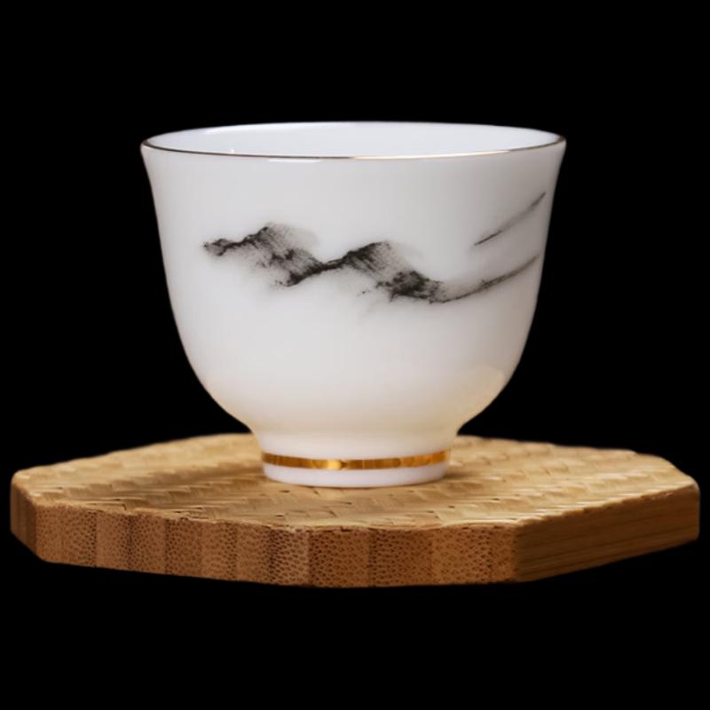 

ZISIZ High-footed Inverted Rim Gongfu Tea Cup