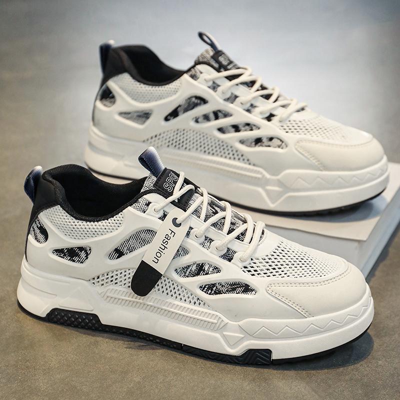 Spring mesh casual board shoes men's shoes