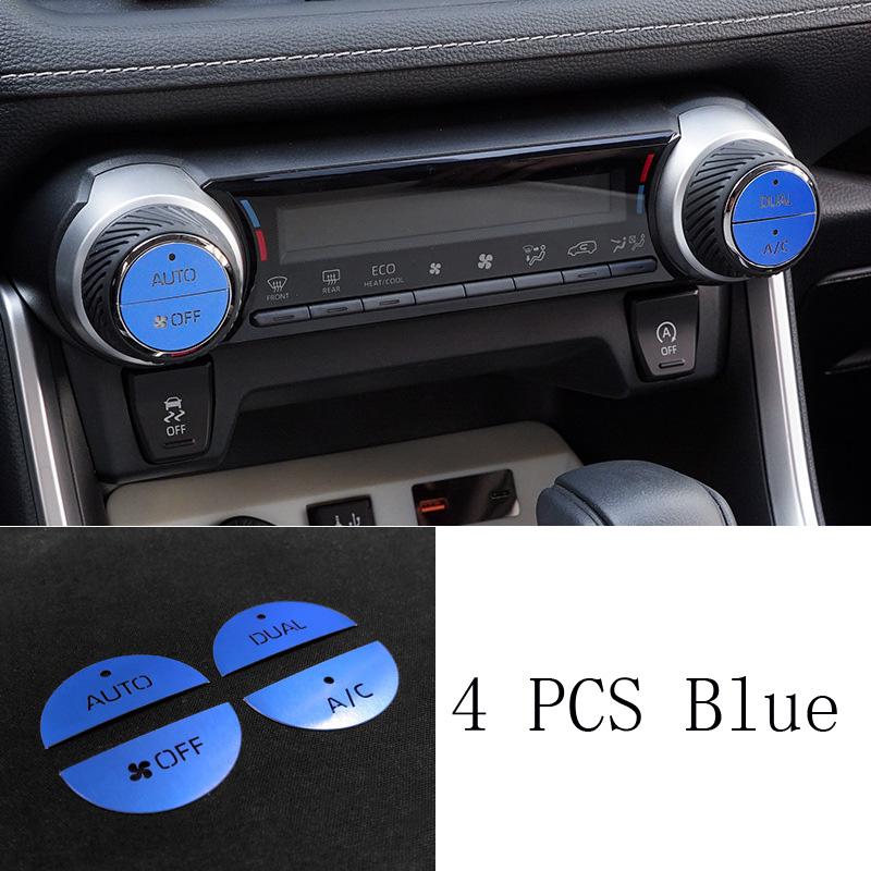 Klimaanlage Elektronische Handbremse Multimedia-Taste Pailletten Abdeckung Trim Aufkleber Für RAV4 RAV 4 Innenraum