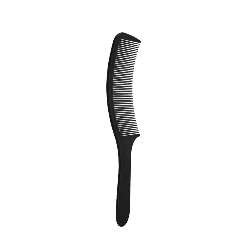 Professional Curved Shaver Hair Cipper Cutting Comb Anti-Static Barber Flat Top Comb Salon Hairdressing Tool Haircut Brush