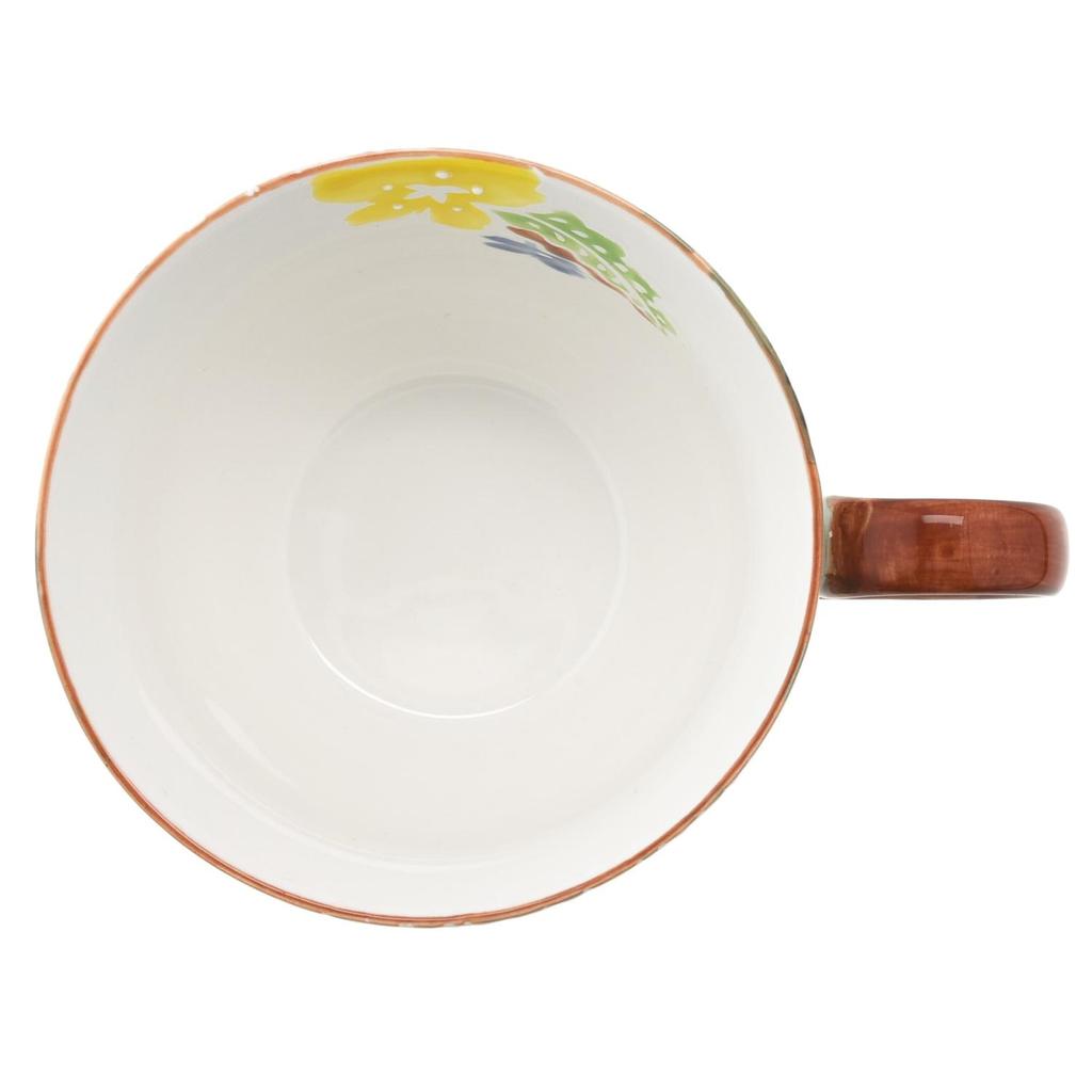 Florist Flower Mug , Mint & Stoneware, DUKA
