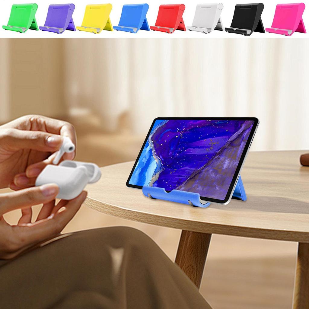 Portable Folding Cell Phone Holder Tablet Desk Stand Holder Mobile Phone Bracket Adjustable Phone Stand for Home Office