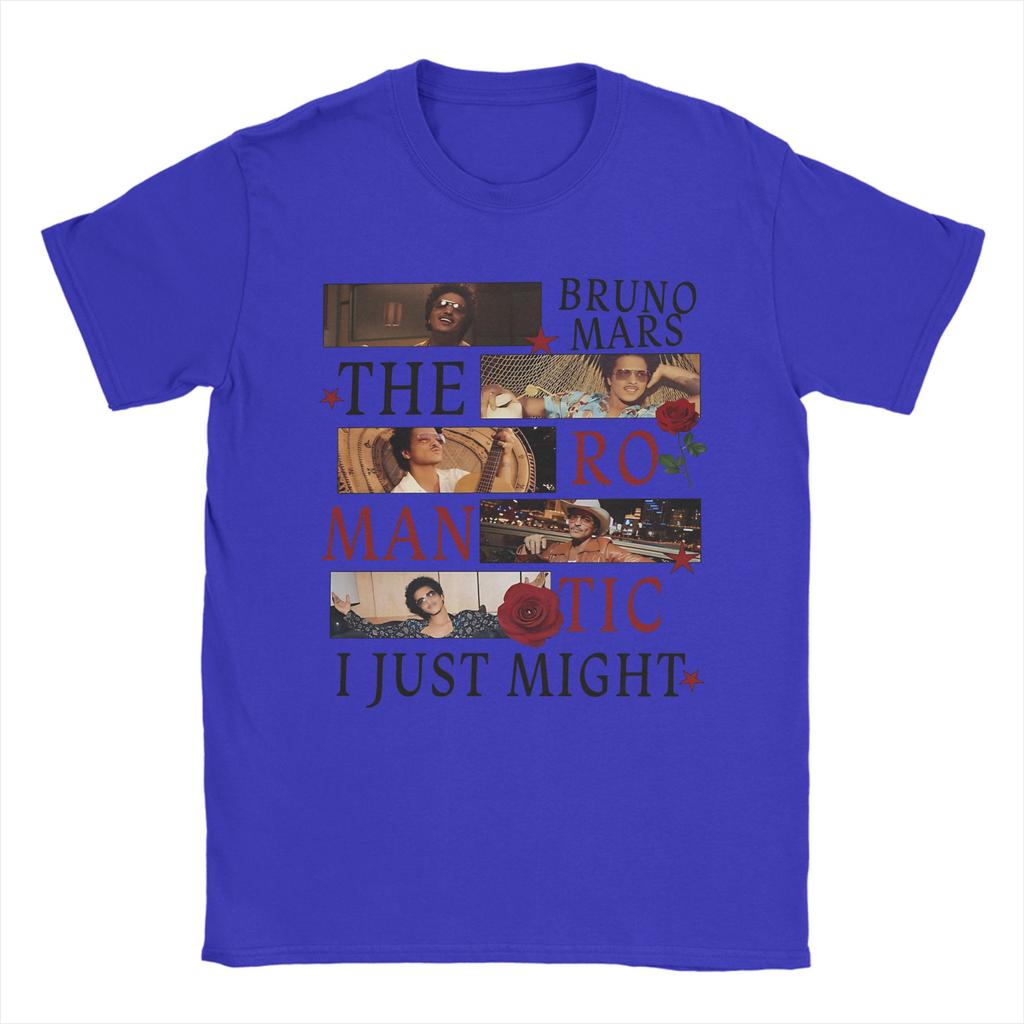 I just might The Romantic Tour Bruno Mars 2026 AYM TShirt for Unisex Cotton Tee Shirt Crew Neck Short Sleeve T Shirts Clothes