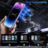 Universeller magnetischer Handyhalter für das Auto, starke Vakuumhalterung, passt für alle Smartphones, faltbares Design, Armaturenbrett, Fitnessstudio, Badezimmerspiegel
