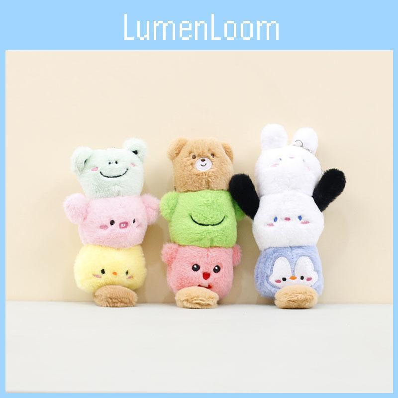 Adorable Panda Head Plush Toy Keychain For Bag Decoration Soft And Cuddly