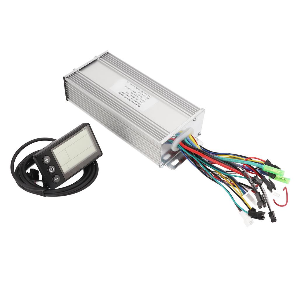 1000W Brushless Motor Intelligent Controller Waterptoof LCD Meter 36‑60V Aluminum Alloy Electric Bike Controller Kit