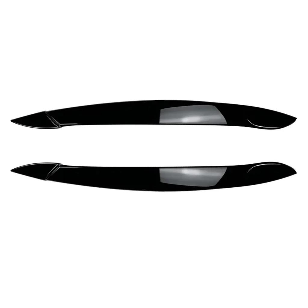 Pair Headlight Eyebrow For BMW X5 E70 2008-2013 Front Head Light Lamp Cover Trim Headlamp Eyelid Sticker