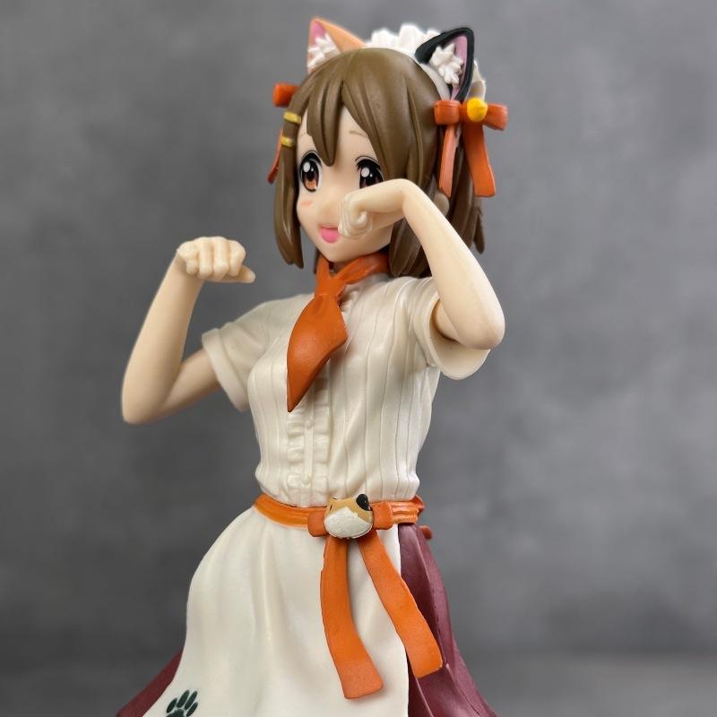 Light-sounding girl cat Nakano Azusa Hirasawa Yui two-dimensional cute beautiful girl hand-made model ornaments wholesale