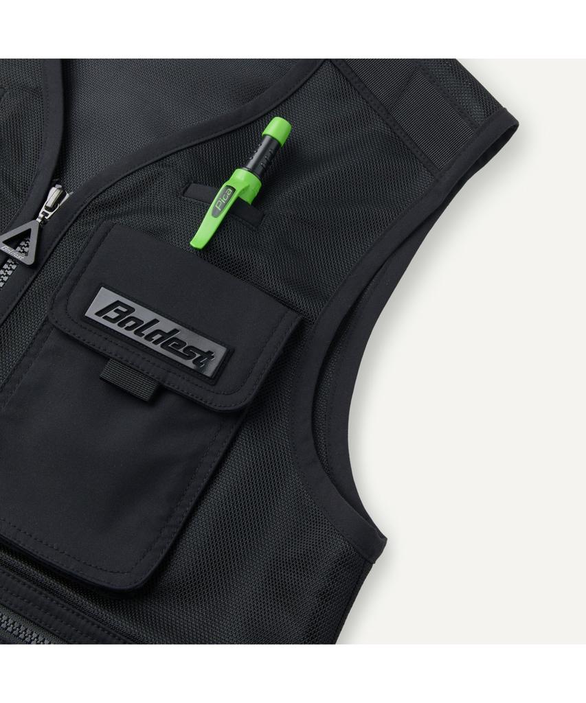 Boldest All-Round Work Mesh Vest V5 2Avam26002Bks
