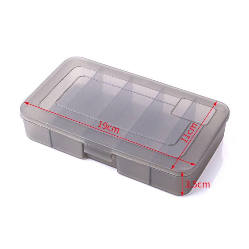 Lure Storage Box Elegant Gray Five-Compartment Multi-Layer Large Capacity Fishing Gear Accessories Box Fishing Bag Special Small
