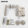 Zinc Alloy Split Handle Lock for Home, Hotel, and Bathroom Doors