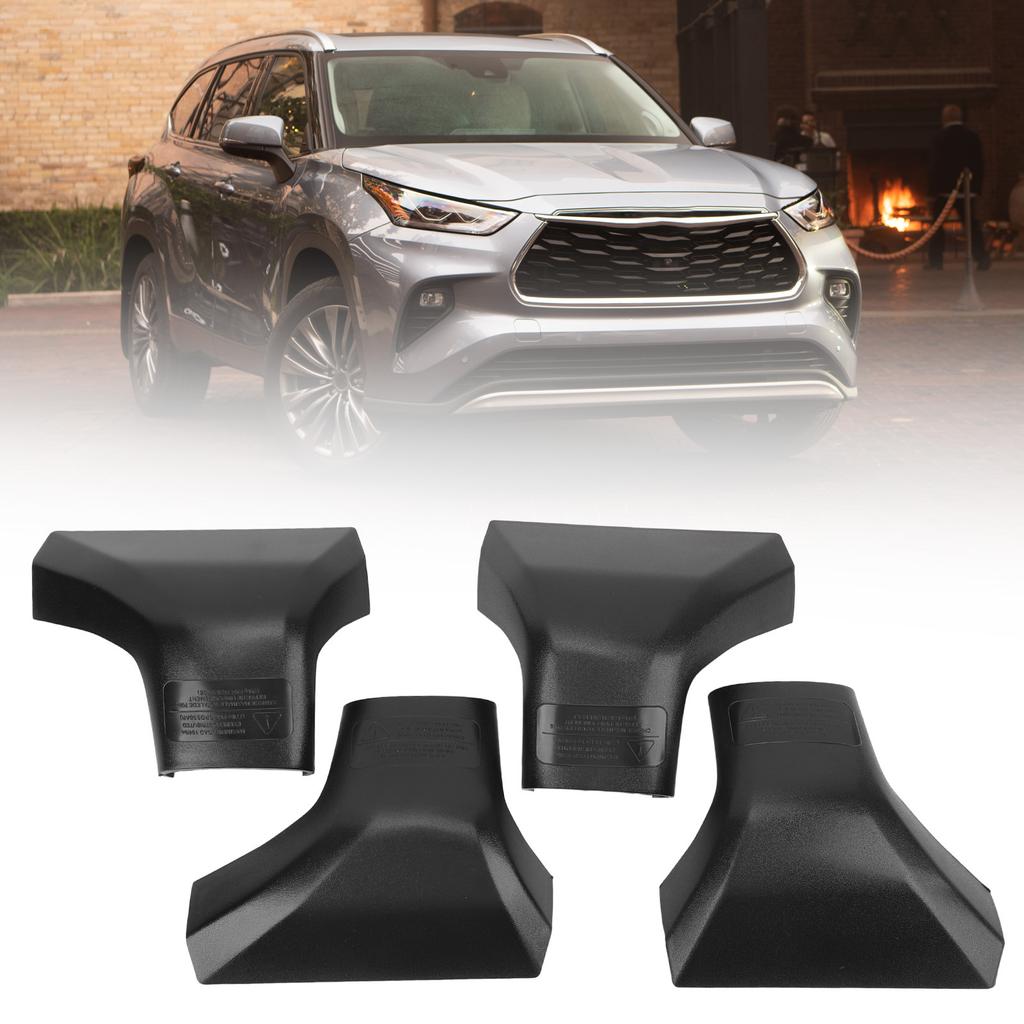 Capac pentru bară transversală pentru portbagaj de acoperiș 4 buc. Capac de capăt pentru bară transversală pentru portbagaj pentru Highlander XLE XSE Limited Pla