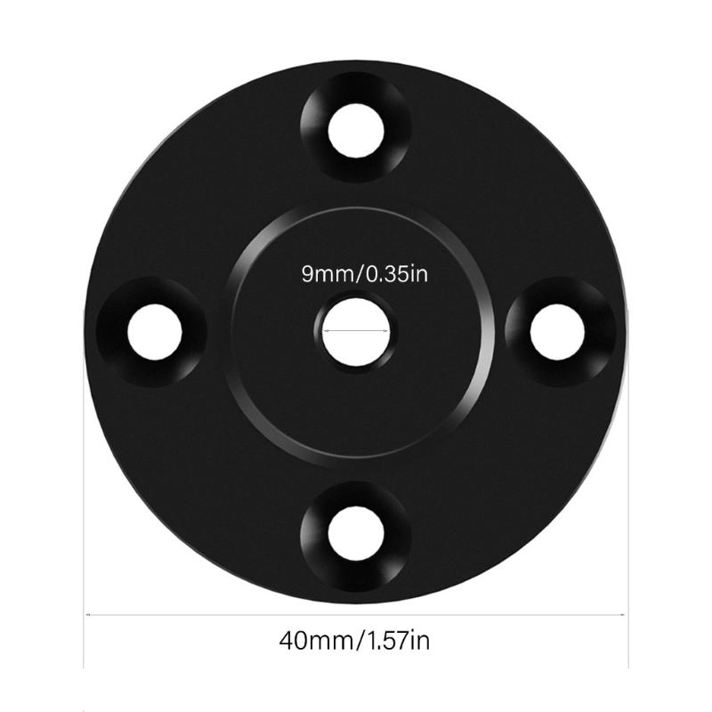 Aluminum Alloy 3/8" Universal Mounting Bracket For Camera Tripods Light Stand Phone Holder Wall Desktop Installation