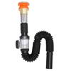 Bathroom Sink Drain Kit Flexible P Trap Drain Pipe with Pop Up Stopper Sink Pipe Replacement Fit 1 1 4in 1 1 2in 2in