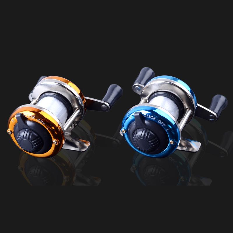 Mini Kovový Baitcastingový Naviják Spinningový Naviják Naviják na Ledový Rybolov Rybí Vodní Kolo Baitcastový Válečkový Naviják Spinningové Rybářské Kolo s Vlasci