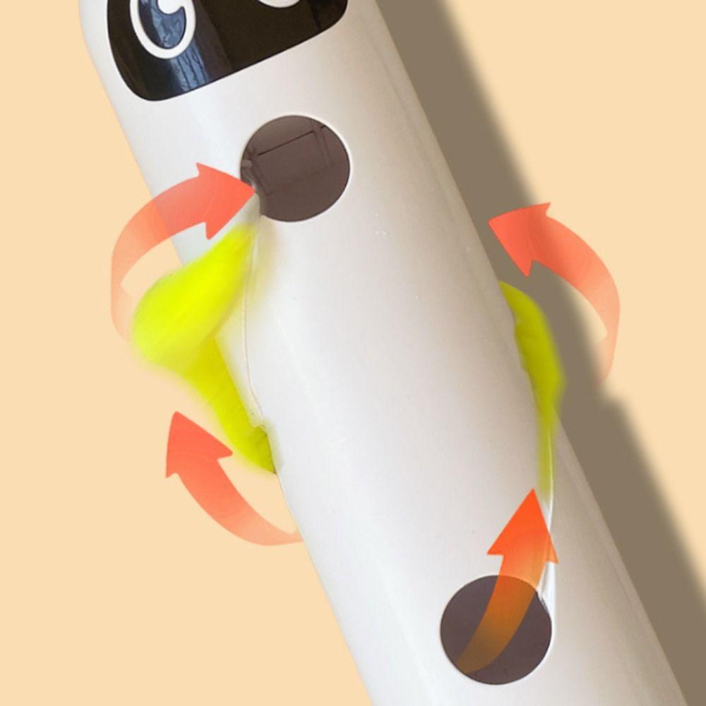 Automatisches interaktives Katzenspielzeug Flauschiger Teaser Intelligentes Sensorik Katzenspielzeug für Katzen und Hunde