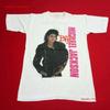 Vintage S MICHEAL JACKSON American Singer Songwriter King Of POP Music Concert Tour Medium White T Shirt Size M Vintage