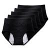 5 Pieces Women's Menstrual Underwear Breathable High Waist Leakproof Panties